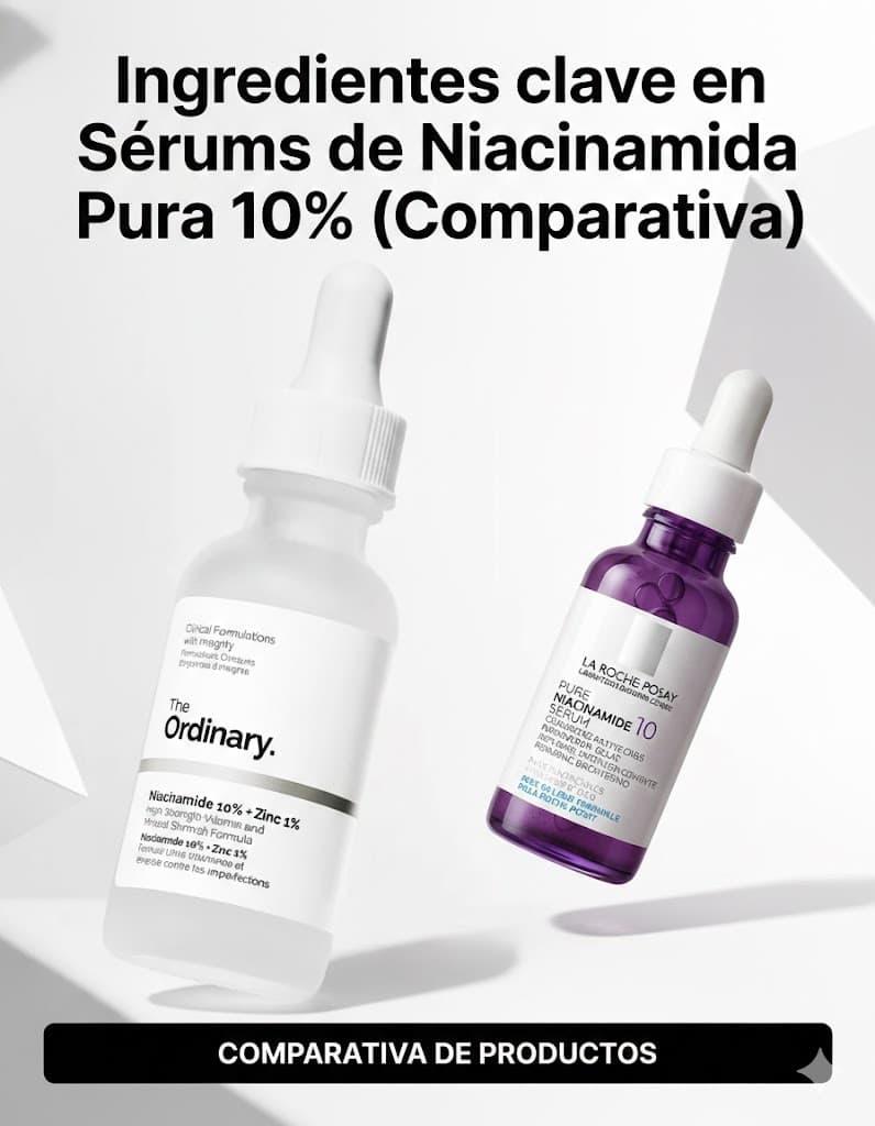 Product Spotlight: Niacinamida 10%. Dos fórmulas, dos enfoques, una misma función clave en la rutina